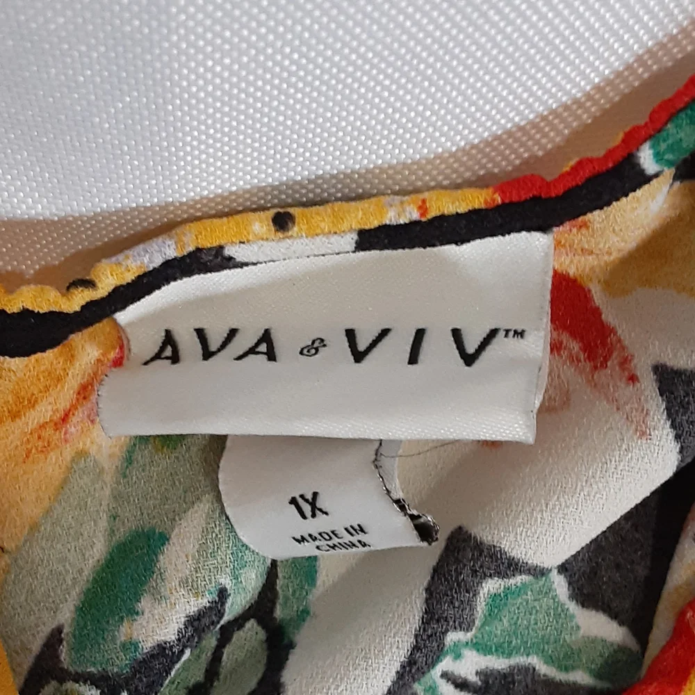 Ava & Viv Blouse 1X